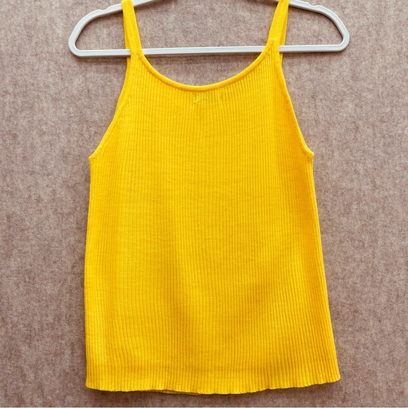 VINTAGE 1970s Knit Camisole, L - Picture 3 of 8